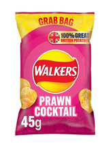 Prawn cocktail seasoning on British potatoes — tangy, savoury, crisp.