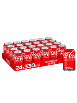 Coca-Cola Original Taste Cans (UK Import) - 24 x 330ml