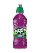 Robinsons Fruit Shoot Low Sugar Apple & Blackcurrant 24 x 275 ml — made with real fruit juice, no added sugar, and sports cap bottles. Low calorie kids’ drink, wholesale case.