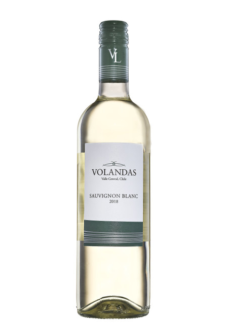Volandas Sauvignon Blanc – 1 × 75 cl. Fresh, zesty Chilean white wine with citrus, gooseberry, and tropical notes. Vegan-friendly.