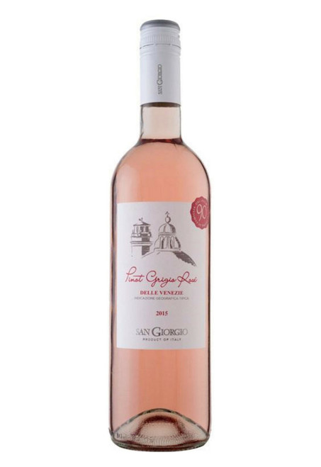 San Giorgio Pinot Grigio Rosé – 1 × 75 cl. Light Italian rosé with soft berry notes. Crisp, refreshing, and ideal for by-the-glass service.