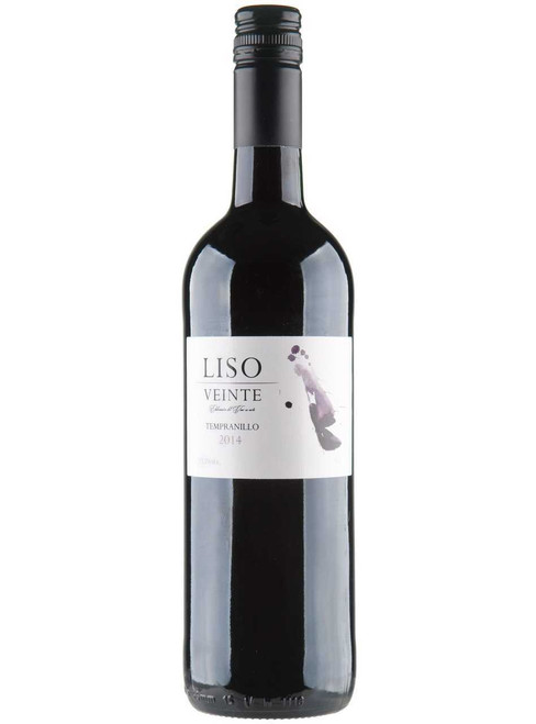 Liso Veinte Tempranillo Red Wine – 1 × 75 cl. Smooth Spanish red from Navarra with red berry and spice notes. Vegan-friendly, 13% ABV.