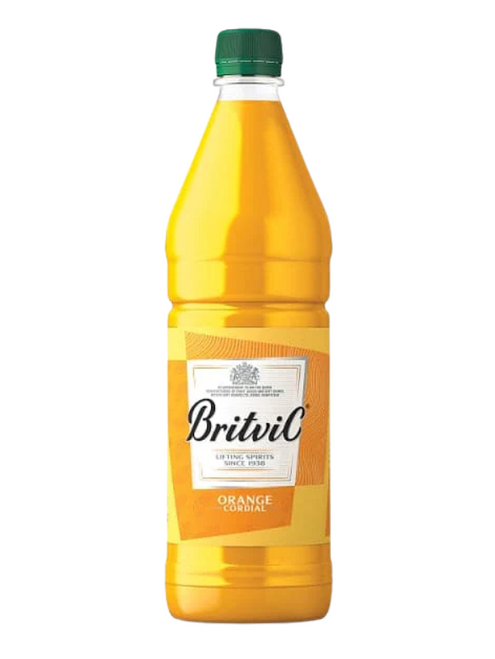 Britvic Cordial Orange Plastic Bottles ltr x 12