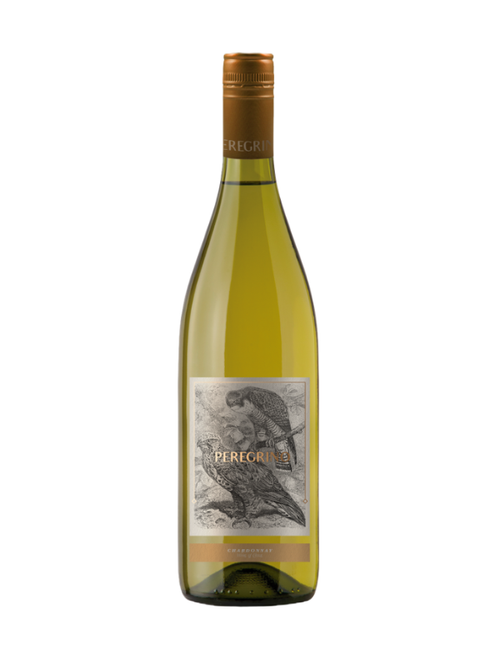 Peregrino Chardonnay – 1 × 75 cl. Smooth, fruity Chilean white wine with peach and tropical notes. Vegan-friendly and ideal as a house wine.