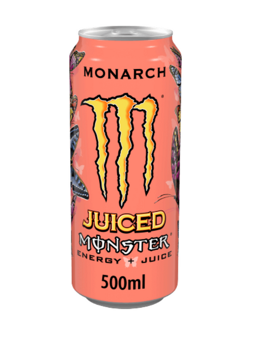 Monster Juiced Monarch Cans (12 x 500ml) Monster Juiced Monarch Cans (12 x 500ml)