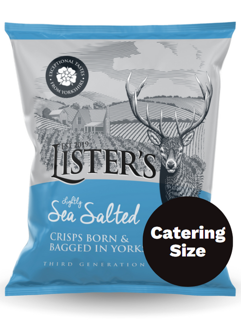 Lister's Crisps Catering Size Lightly Sea Salted 15 x 150g