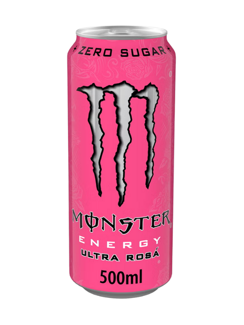 Monster Energy Ultra Rosa 12 x 500 ml — sugar-free energy drink with bright berry flavour. Zero sugar, low calorie, high caffeine. Bulk case available. Monster Energy Ultra Rosa 12 x 500 ml — sugar-free energy drink with bright berry flavour. Zero sugar, low calorie, high caffeine. Bulk case available.