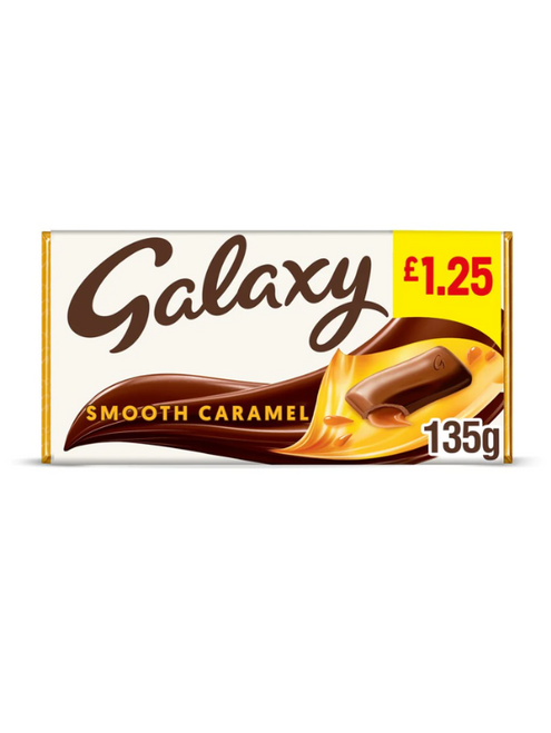 Galaxy Smooth Caramel Sharing Bar (Price Marked) 135g x 24