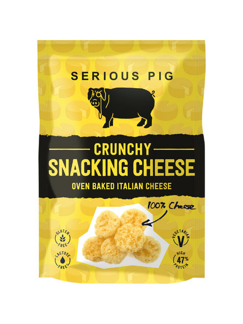 Serious Pig Crunchy Snacking Cheese Classic Snacks (12 x 24g)
