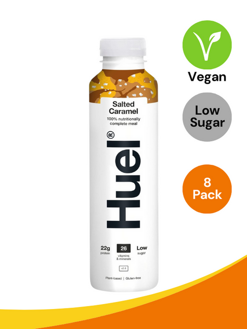 Huel Ready to Drink Salted Caramel - Complete Nutrition Drink - 8 x 500ml