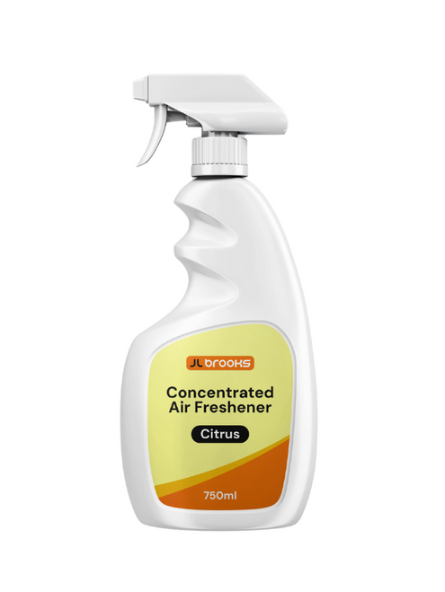 J L Brooks Concentrated Air Freshener Lemon 750ml trigger spray bottle front view