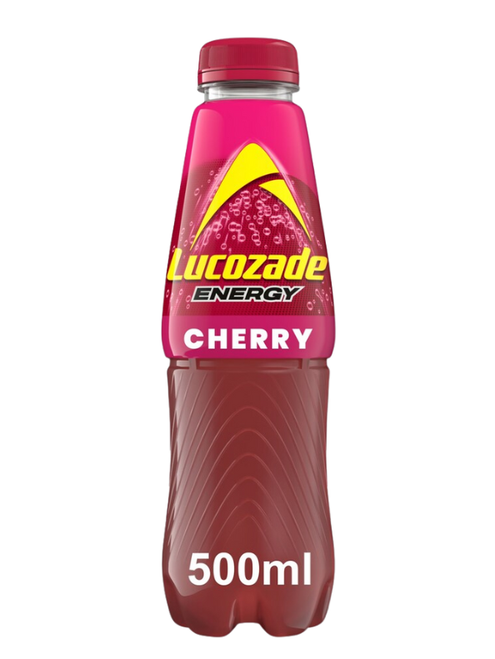Lucozade Energy Cherry 500ml Bottle