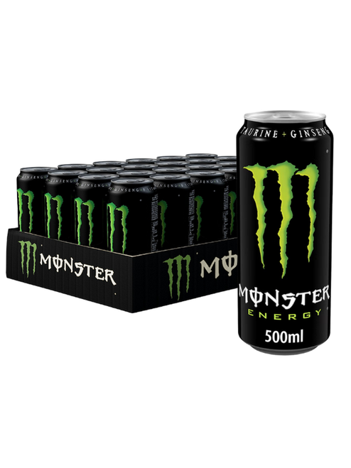 Monster Energy Drink Original Cans - 24 x 500ml