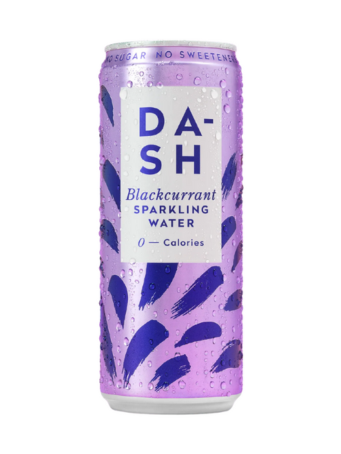 Dash Blackcurrant Sparkling Water - 12 × 330ml Dash Blackcurrant Sparkling Water - 12 × 330ml