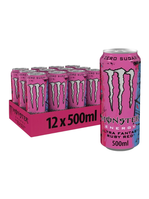 Zero‑sugar ruby red citrus Monster — bold flavour, light calories, full energy kick