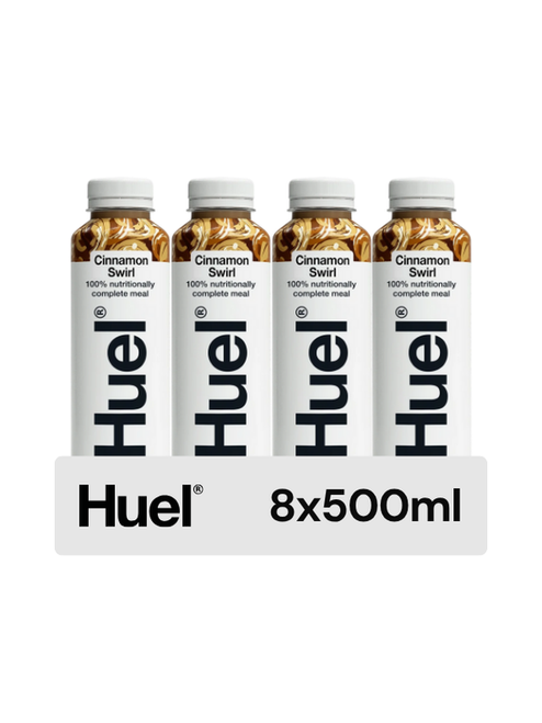Huel Ready to Drink Cinnamon Swirl Complete Nutrition Drink - 8 x 500ml