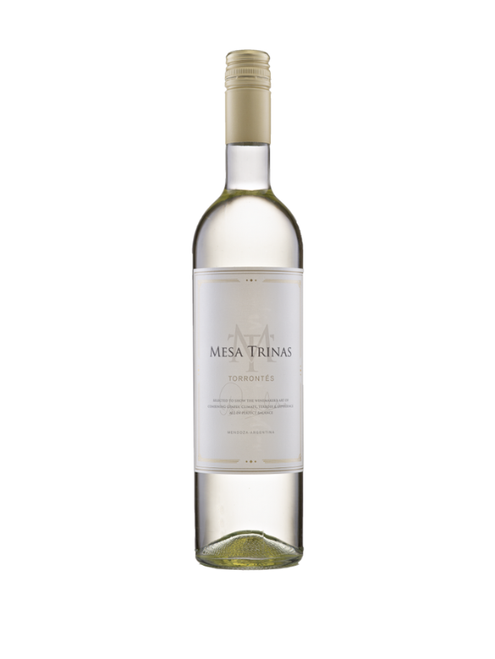 Mesa Trinas Torrontés – 1 × 75 cl. Aromatic Argentine white wine with floral, peach, and citrus notes. Refreshing, vibrant, and ideal for by-the-glass service.