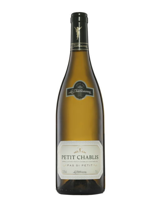 Pas Si Petit Petit Chablis – 1 × 75 cl. Crisp, elegant French white wine with citrus, green apple, and classic Chablis minerality. Ideal for restaurants and premium hospitality.