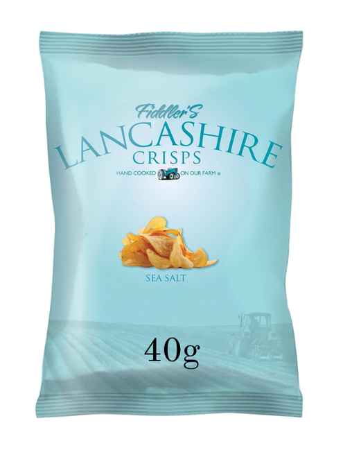 Lancashire Sea Salt Crisps 24 x 40g