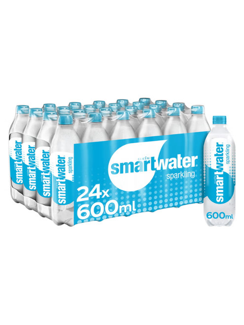 Glacéau Smartwater Sparkling- 24 x 600ml