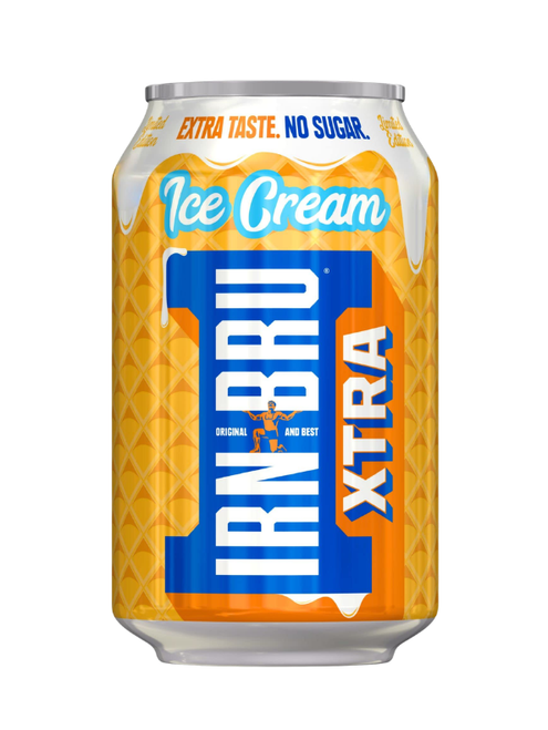 IRN BRU Xtra Ice Cream Flavoured Cans - 24 x 330ml
