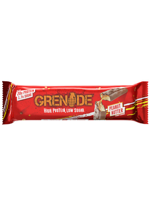 Grenade Peanut Nutter Protein Bar 60g wrapper front view