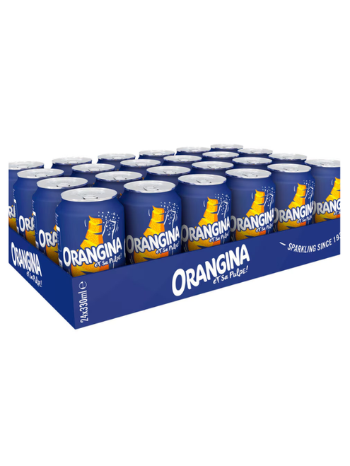 Orangina Cans – 24 × 330 ml