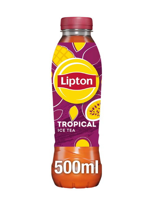 Lipton Tropical Plastic Bottles - 12 x 500ml