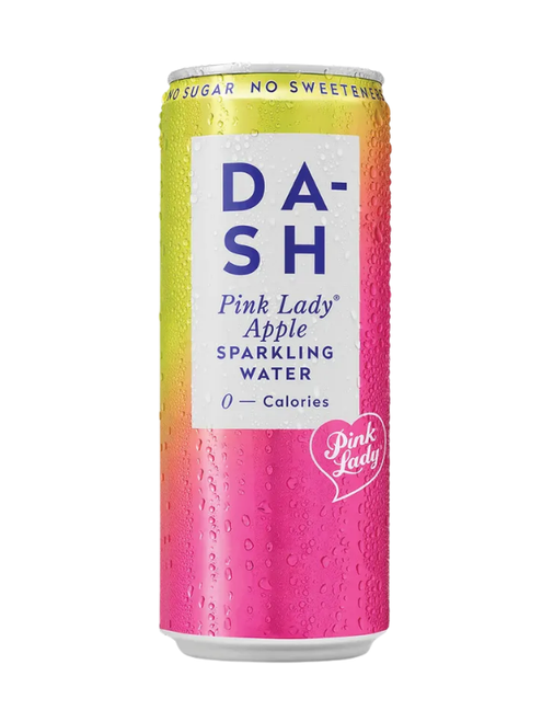 Dash Pink Lady Apple Sparkling Water Cans - 12 x 330ml