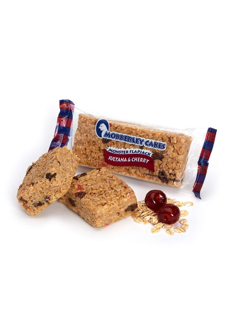 Mobberley Cakes Monster Flapjacks Sultana & Cherry 120g x 30