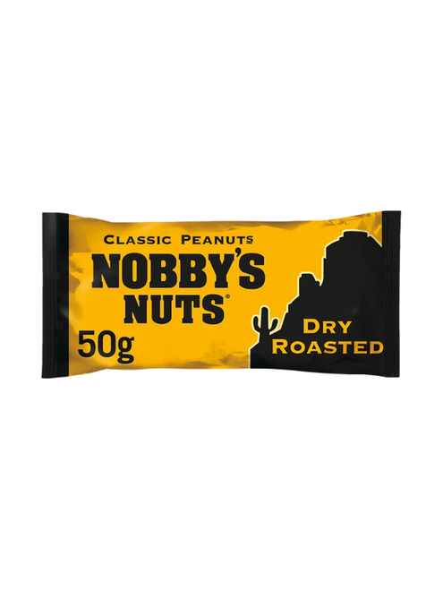 Nobby's Nuts Dry Roasted Peanuts - 24 x 50g