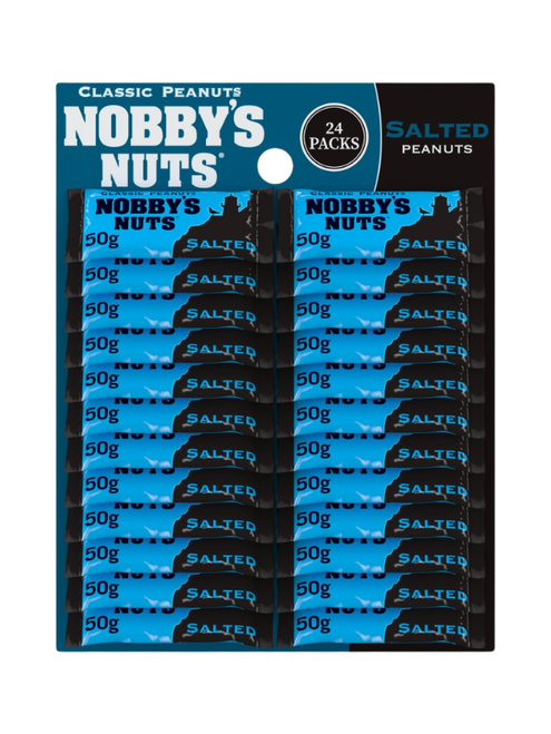Nobby's Nuts Salted Peanuts - 24 x 50g