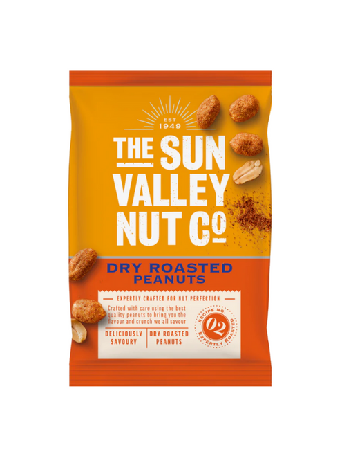 Sun Valley Dry Roasted Peanuts (Carded) 50g x 24