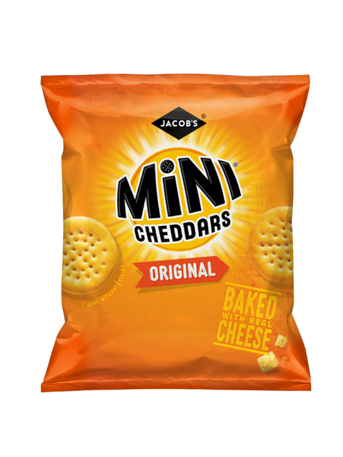 Jacobs Baked Mini Cheddars Snacks - Original 35g x 44