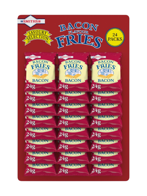 Smiths Bacon Fries (Pub Card) - 24 x 24g