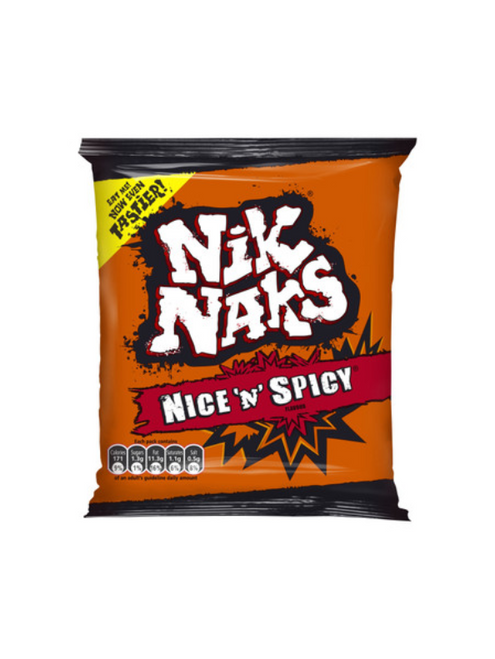 KP Nik Naks Crisps - Nice 'N' Spicy 30g x 28