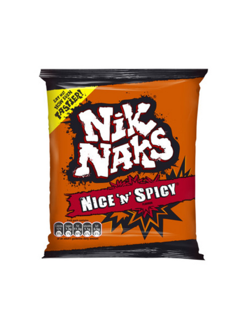 KP Nik Naks Crisps - Nice 'N' Spicy 30g x 28 KP Nik Naks Crisps - Nice 'N' Spicy 30g x 28