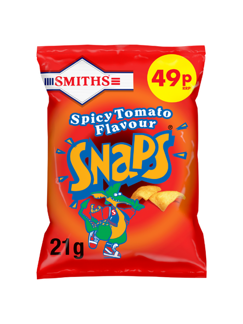 Tangy tomato potato snaps with light crunch and classic flavour.