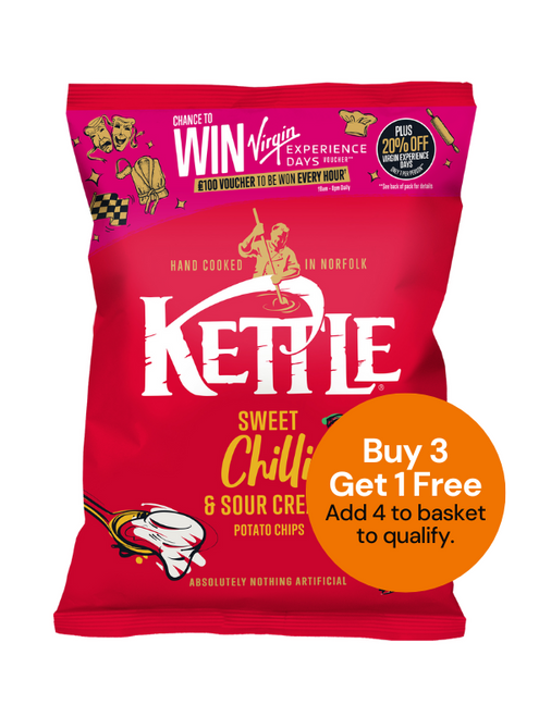 Kettle Crisps - Sweet Chilli & Sour Cream (18 x 40g)