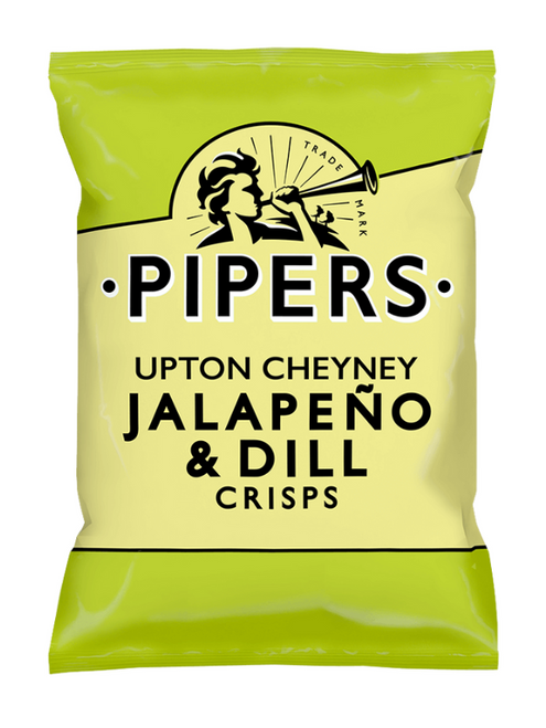 Pipers Crisps - Delicias Jalapeno & Dill (24 x 40g)