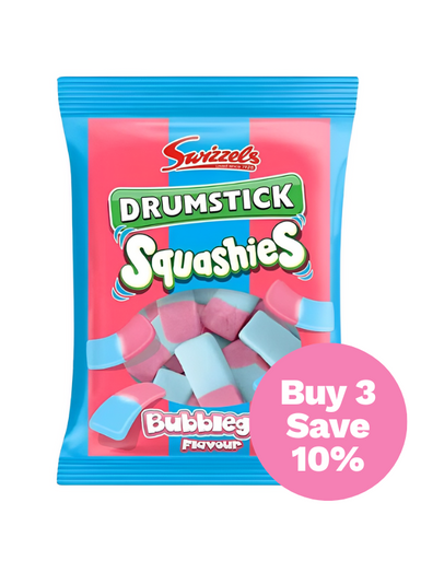 Swizzels Drumstick Bubblegum Squashies 12 × 120 g | Bubblegum