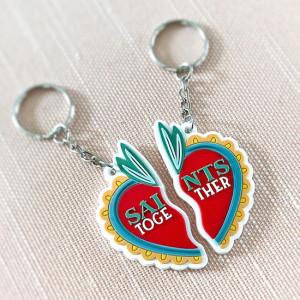 Saints Together Keychain Set Saints Together Keychain Set