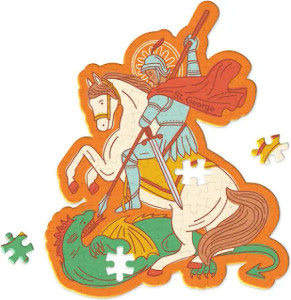 St. George and the Dragon Mini Puzzle St. George and the Dragon Mini Puzzle