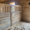 country club stall divider between door openings