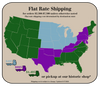 shipping rate map for customers
