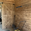 Swinging Split Board & Batten Barn Door w/ Hardware