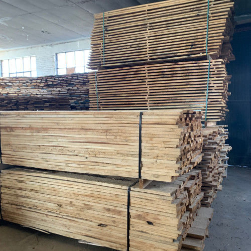 white oak lumber bundles