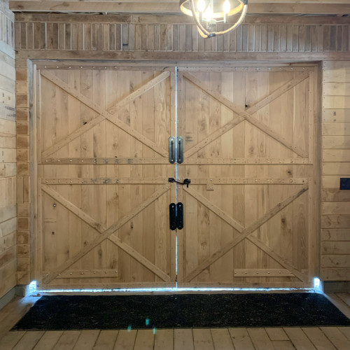 Sliding Split Barn Door w/ Hardware Sliding Split Barn Door w/ Hardware