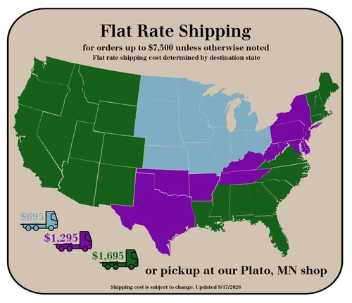 shipping rate map