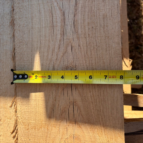 white oak lumber measurements